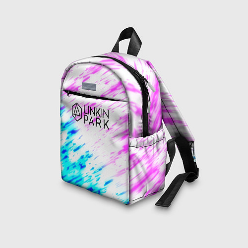 Детский рюкзак Linkin park rock краски / 3D-принт – фото 3