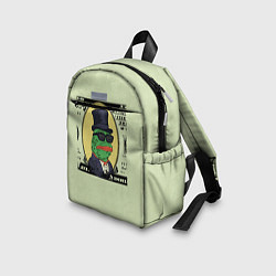 Детский рюкзак Pepe is the main cryptocurrency, цвет: 3D-принт — фото 2