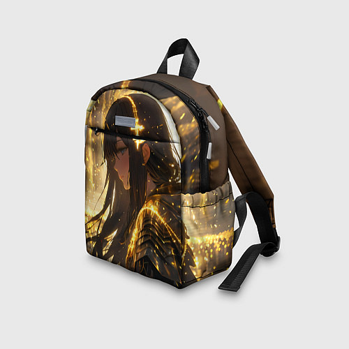 Детский рюкзак Грустная девушка воин / 3D-принт – фото 3