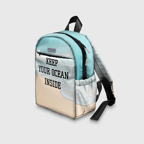 Детский рюкзак Keep your ocean inside / 3D-принт – фото 3