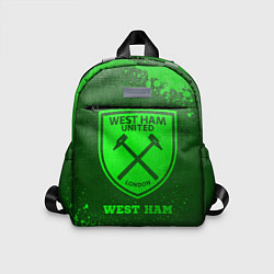 Детский рюкзак West Ham - green gradient, цвет: 3D-принт