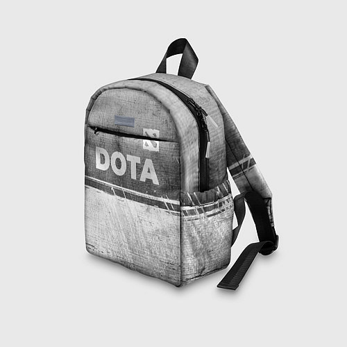 Детский рюкзак Dota - grey gradient посередине / 3D-принт – фото 3