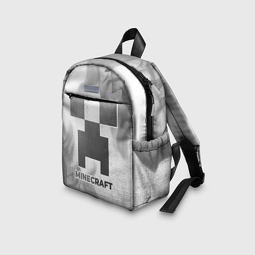 Детский рюкзак Minecraft - white gradient / 3D-принт – фото 3