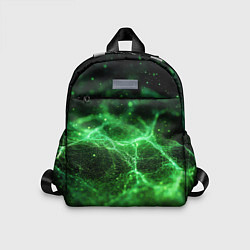 Детский рюкзак Зеленая связь текстура