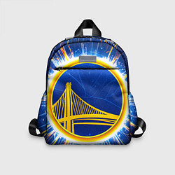 Детский рюкзак Голден Стэйт Уорриорз логотип, цвет: 3D-принт