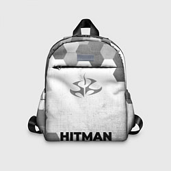 Детский рюкзак Hitman - white gradient по-центру, цвет: 3D-принт