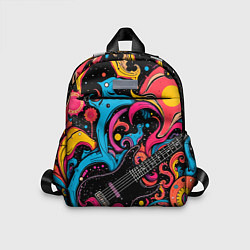 Детский рюкзак Psychedelic abstract guitar
