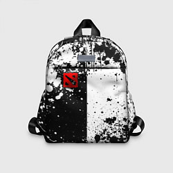 Детский рюкзак Дота 2 - белые брызги, цвет: 3D-принт