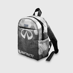 Детский рюкзак Infiniti - grey gradient по-центру, цвет: 3D-принт — фото 2