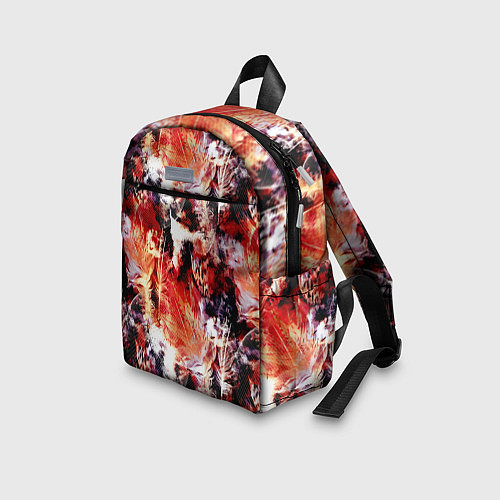 Детский рюкзак Огненные перья / 3D-принт – фото 3