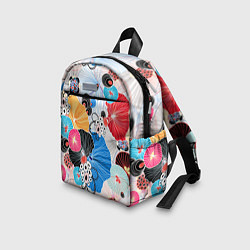 Детский рюкзак Цветы - абстрактные узоры, цвет: 3D-принт — фото 2
