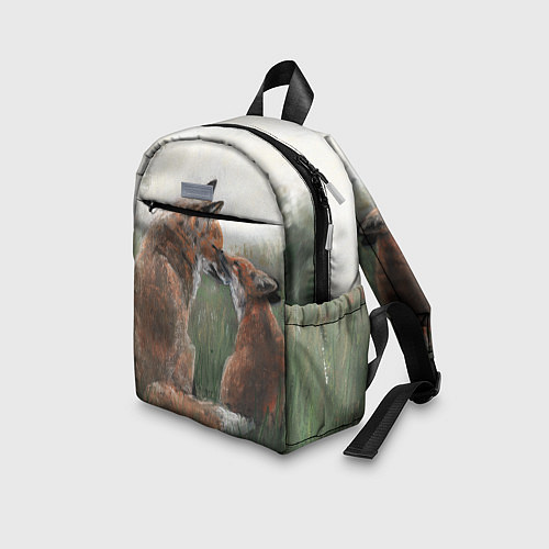 Детский рюкзак Лиса с лисёнком / 3D-принт – фото 3