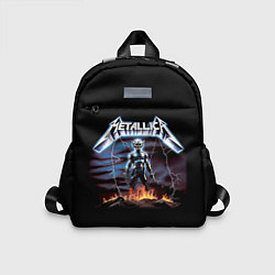 Детский рюкзак Metallica - neon fantasy, цвет: 3D-принт