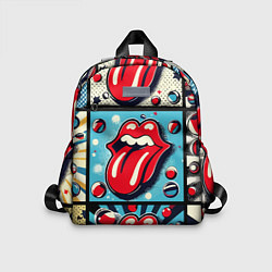 Детский рюкзак Rolling Stones logo - pop art