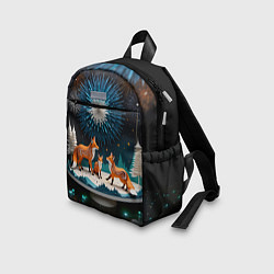 Детский рюкзак Семья из трех лисиц, цвет: 3D-принт — фото 2