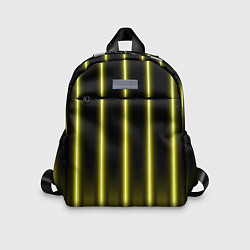Детский рюкзак Neon yellow, цвет: 3D-принт