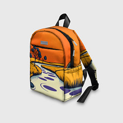 Детский рюкзак Арт с фантастическим пейзажем, цвет: 3D-принт — фото 2