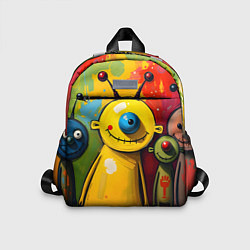 Детский рюкзак Арт с человечками, цвет: 3D-принт