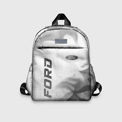 Детский рюкзак Ford - white gradient вертикально, цвет: 3D-принт