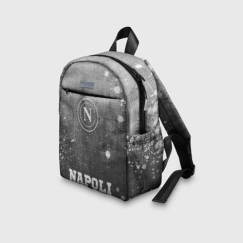 Детский рюкзак Napoli - grey gradient по-центру / 3D-принт – фото 3