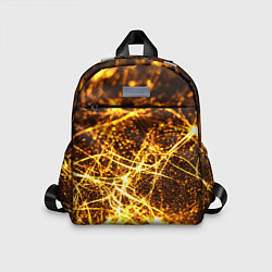 Детский рюкзак Текстура золотые нити