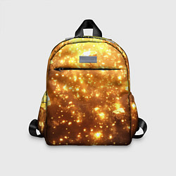 Детский рюкзак Золотые блестки потертая текстура