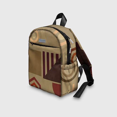 Детский рюкзак Геометрические фигуры 2025 / 3D-принт – фото 3