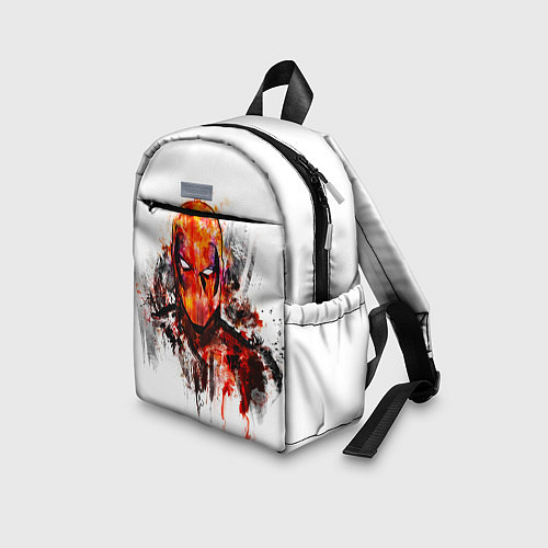 Детский рюкзак Дэдпул краски / 3D-принт – фото 3