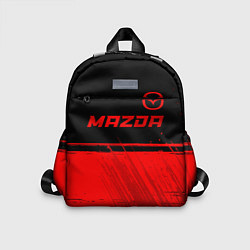 Детский рюкзак Mazda - red gradient посередине, цвет: 3D-принт