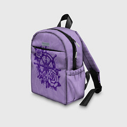 Детский рюкзак Штурвал в розах, цвет: 3D-принт — фото 2