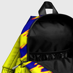 Детский рюкзак Cyberpunk краски неоновые, цвет: 3D-принт — фото 2