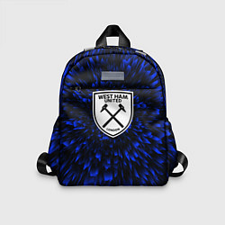 Детский рюкзак West Ham blue energy, цвет: 3D-принт