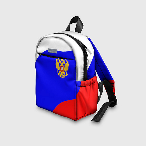 Детский рюкзак Россия волна и герб / 3D-принт – фото 3
