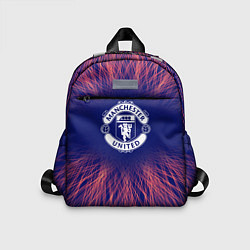 Детский рюкзак Manchester United red energy, цвет: 3D-принт