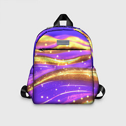 Детский рюкзак Блестящая волнистая текстура, цвет: 3D-принт