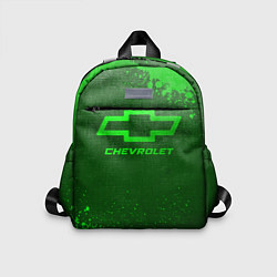 Детский рюкзак Chevrolet - green gradient, цвет: 3D-принт