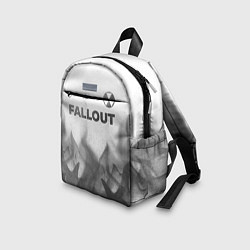 Детский рюкзак Fallout - white gradient посередине, цвет: 3D-принт — фото 2
