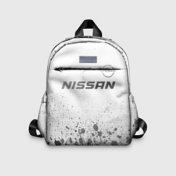 Детский рюкзак Nissan - white gradient посередине, цвет: 3D-принт