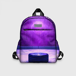 Детский рюкзак Шайба в фиолетовом, цвет: 3D-принт