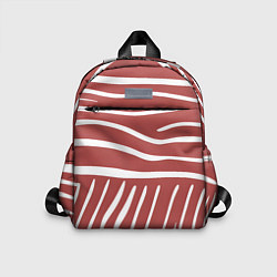 Детский рюкзак Полоски красной зебры