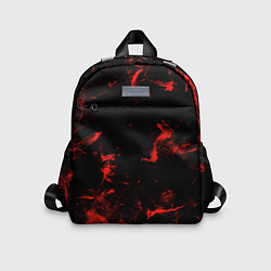 Детский рюкзак Color red black, цвет: 3D-принт