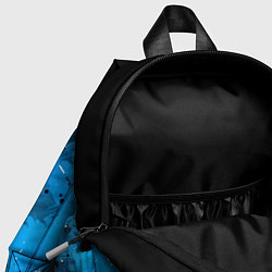 Детский рюкзак Тайский боксер на синем, цвет: 3D-принт — фото 2