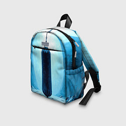 Детский рюкзак Боксерская груша на синем, цвет: 3D-принт — фото 2