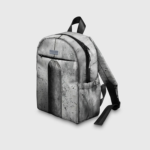 Детский рюкзак Серая боксерская груша / 3D-принт – фото 3