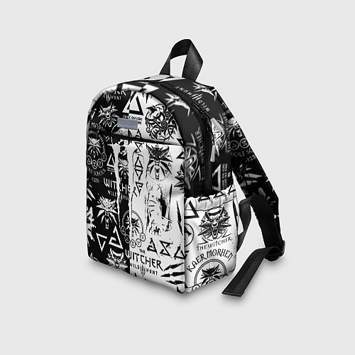 Детский рюкзак Monster energy логотипы игр / 3D-принт – фото 3