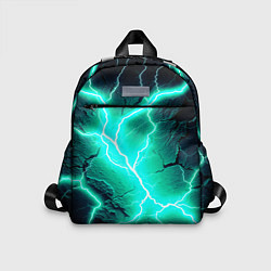Детский рюкзак Color light blue black, цвет: 3D-принт