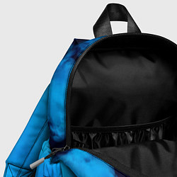 Детский рюкзак Волейбольный мяч синий дым, цвет: 3D-принт — фото 2