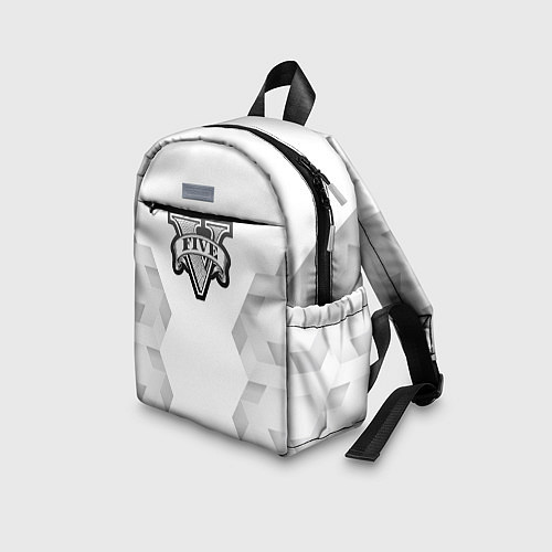 Детский рюкзак GTA white poly / 3D-принт – фото 3