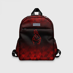 Детский рюкзак K Pop red poly