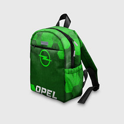 Детский рюкзак Opel - green gradient по-центру, цвет: 3D-принт — фото 2